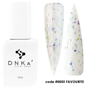 DNKa RUBBER BASE FRENCH NEW FORMULA (cover), 12 ml #0055 Favourite