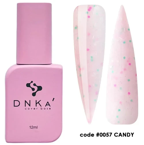 DNKa RUBBER BASE FRENCH NEW FORMULA (cover), 12 ml #0057 Candy