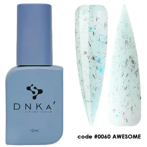 DNKa RUBBER BASE FRENCH NEW FORMULA (cover), 12 ml #0060 Awesome