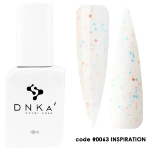 DNKa RUBBER BASE FRENCH NEW FORMULA (cover), 12 ml #0063 Inspiration
