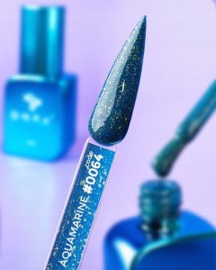 DNKa RUBBER BASE FRENCH NEW FORMULA (cover), 12 ml #0064 Aquamarine