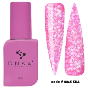 DNKa RUBBER BASE FRENCH NEW FORMULA (cover), 12 ml #0065 Kiss