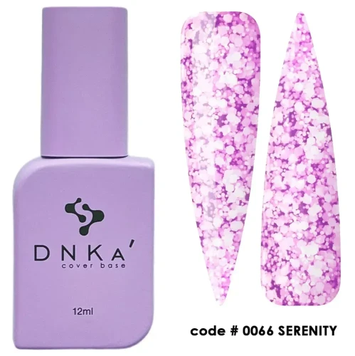 DNKa RUBBER BASE FRENCH NEW FORMULA (cover), 12 ml #0066 Serenity