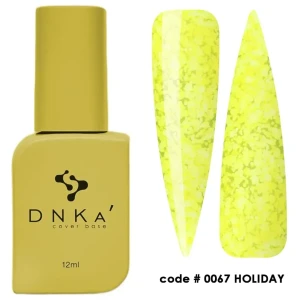 DNKa RUBBER BASE FRENCH NEW FORMULA (cover), 12 ml #0067 Holiday