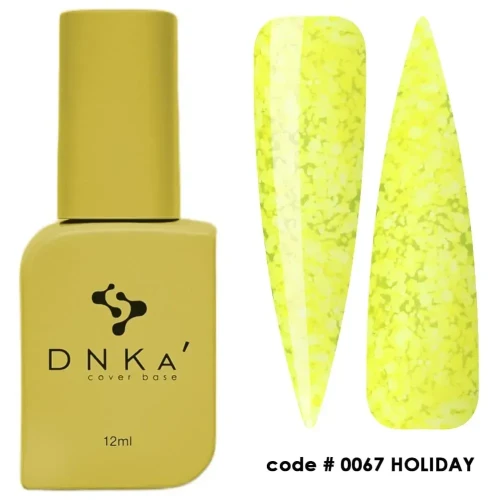 DNKa RUBBER BASE FRENCH NEW FORMULA (cover), 12 ml #0067 Holiday