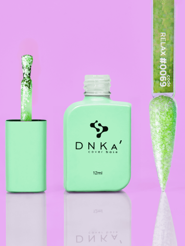 DNKa RUBBER BASE FRENCH NEW FORMULA (cover), 12 ml #0069 Relax