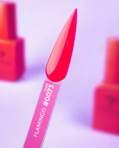 DNKa RUBBER BASE FRENCH NEW FORMULA (cover), 12 ml #0073 Flamingo