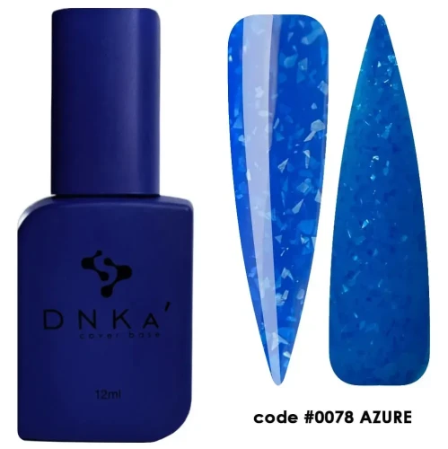DNKa RUBBER BASE FRENCH NEW FORMULA (cover), 12 ml #0078 Azure