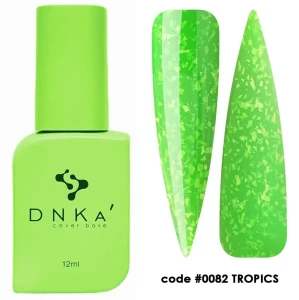 DNKa RUBBER BASE FRENCH NEW FORMULA (cover), 12 ml #0082 Tropics