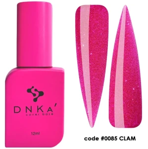 DNKa RUBBER BASE FRENCH NEW FORMULA (cover), 12 ml #0085 Glam