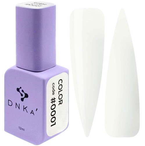 DNKa COLOR GEL POLISH NEW FORMULA, 12 ml #0001