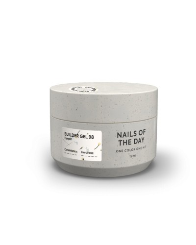 NAILSOFTHEDAY Builder gel 98 flower gel, 15 ml