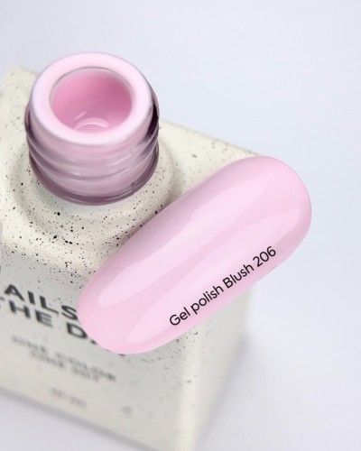 NAILSOFTHEDAY Blush 206 Gel Polish, 10 ml
