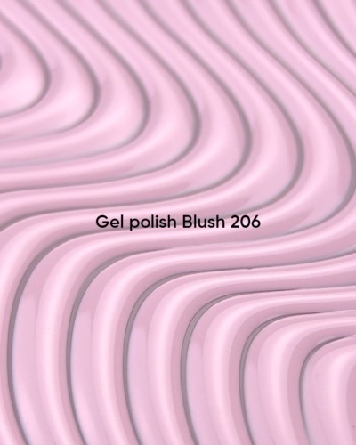 NAILSOFTHEDAY Blush 206 Gel Polish, 10 ml