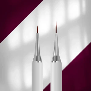STALEKS EXCLUSIVE Dwustronny pędzel liner 7 mm / do żelu 12 mm