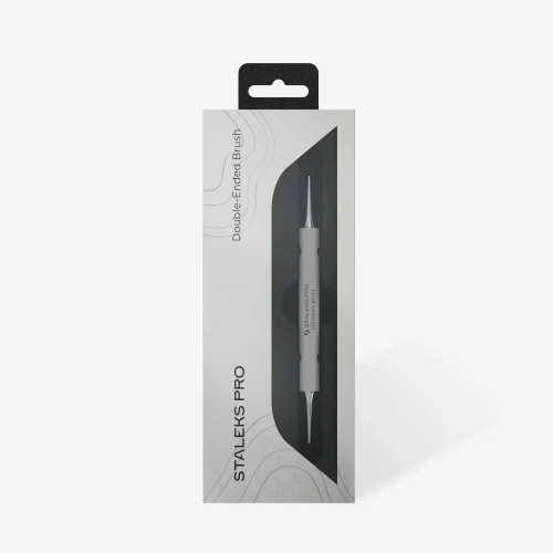 STALEKS EXCLUSIVE Dwustronny pędzel liner 7 mm / do żelu 12 mm
