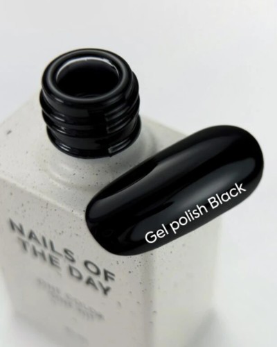 NAILSOFTHEDAY gel polish Black-033, 10 ml