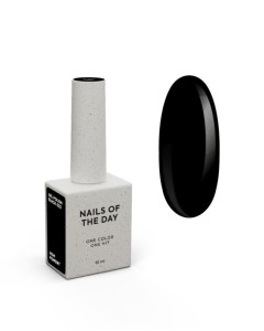 NAILSOFTHEDAY gel polish Black-033, 10 ml