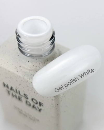 NAILSOFTHEDAY gel polish White-001, 10 ml