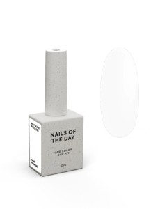 NAILSOFTHEDAY gel polish White-001, 10 ml
