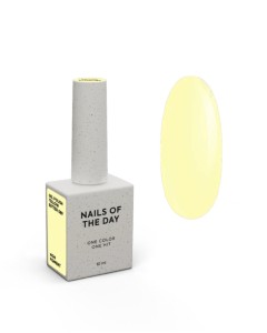 NAILSOFTHEDAY gel polish Yellow butter-089, 10 ml