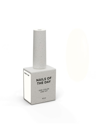 NAILSOFTHEDAY top Milky, 10 ml