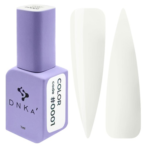 DNKa COLOR GEL POLISH NEW FORMULA, 7 ml #0001