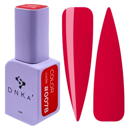 DNKa COLOR GEL POLISH NEW FORMULA, 7 ml #0078