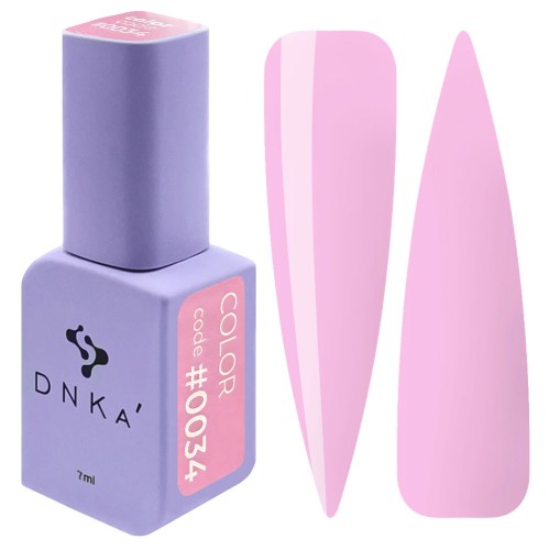 DNKa COLOR GEL POLISH NEW FORMULA, 7 ml #0034