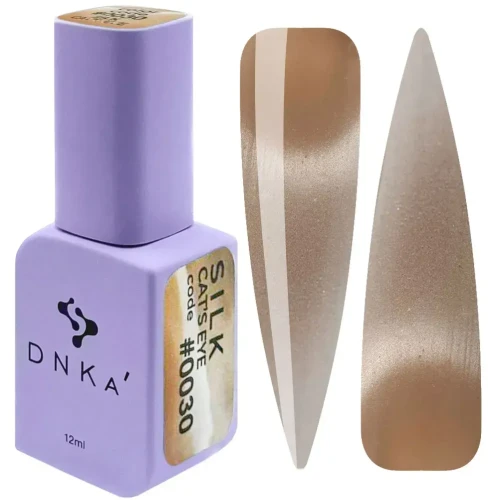DNKa COLOR GEL POLISH CAT`S EYE , 7 ml #0030 SILK