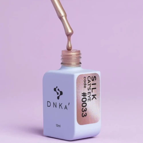 DNKa COLOR GEL POLISH CAT`S EYE , 7 ml #0033 SILK