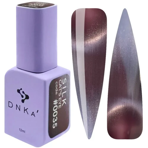 DNKa COLOR GEL POLISH CAT`S EYE , 7 ml #0035 SILK