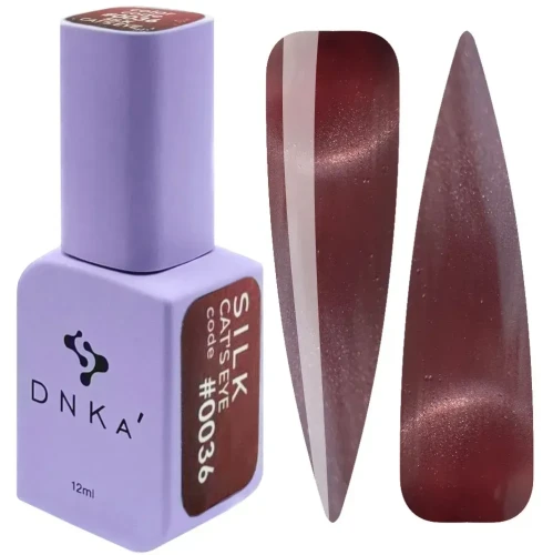DNKa COLOR GEL POLISH CAT`S EYE , 7 ml #0036 SILK
