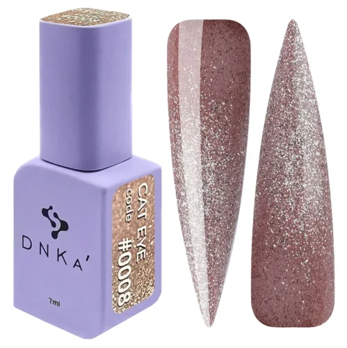 DNKa COLOR GEL POLISH CAT`S EYE,  7 ml #0008