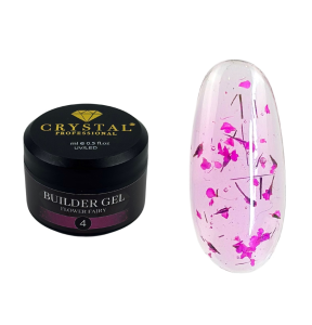 CRYSTAL Builder Gel Flower Fairy nr 4 - 15 ml