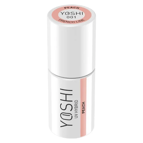 YOSHI Lakier Hybrydowy UV LED French Peach 6 ml – 001