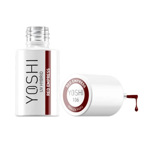 YOSHI Lakier Hybrydowy UV Hybrid Red Empress 6 ml – 106