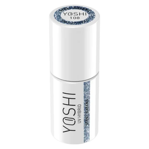YOSHI Lakier Hybrydowy UV Hybrid Steel Katana 6 ml – 108