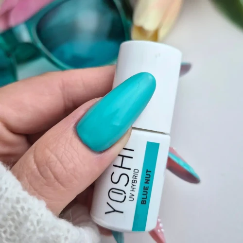 YOSHI Lakier Hybrydowy UV LED Blue Nut 6 ml – 128