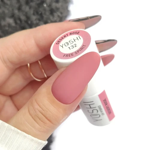 YOSHI Lakier Hybrydowy UV LED Desert Rose 6 ml – 132