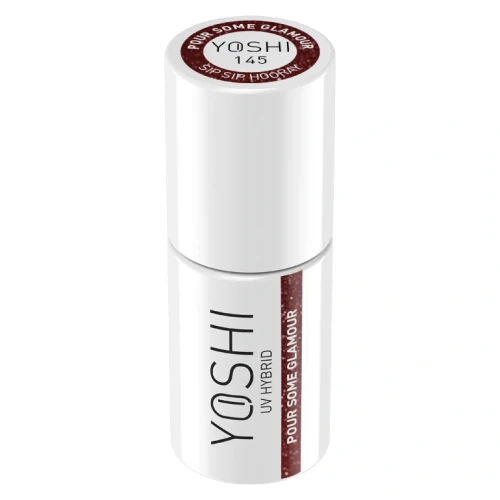 YOSHI Lakier Hybrydowy UV LED Pour Some Glamour 6 ml – 145