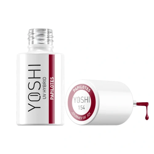 YOSHI Lakier Hybrydowy UV LED Papilotes 6 ml – 154