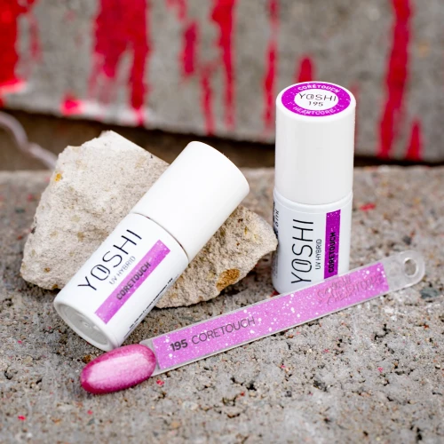 YOSHI Lakier Hybrydowy UV LED Coretouch 6 ml – 195