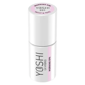 YOSHI Lakier Hybrydowy UV Hybrid Morning Spa 6 ml – 201