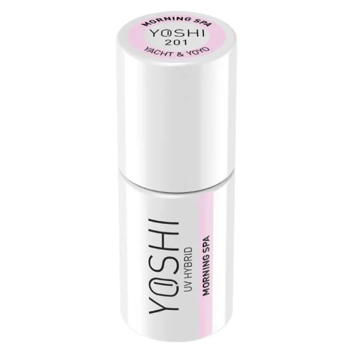 YOSHI Lakier Hybrydowy UV Hybrid Morning Spa 6 ml – 201