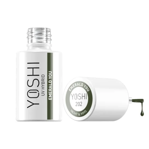YOSHI Lakier Hybrydowy UV Hybrid Emerald You 6 ml – 202