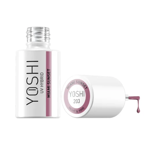 YOSHI Lakier Hybrydowy UV Hybrid Miami Sunset 6 ml – 203