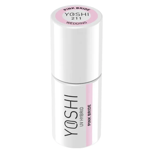 YOSHI Lakier Hybrydowy UV Hybrid Pink Bride 6 ml – 211