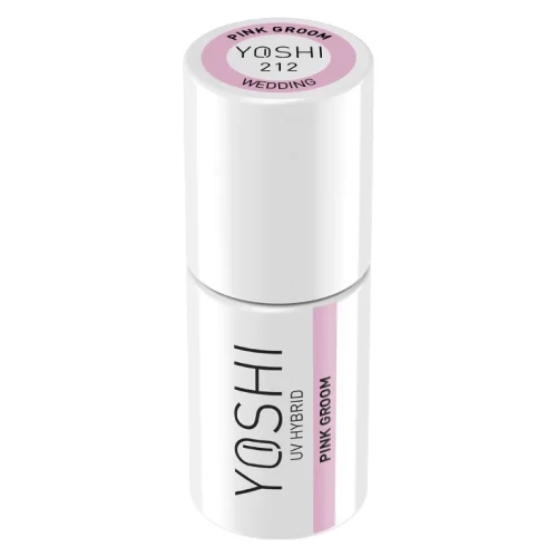 YOSHI Lakier Hybrydowy UV Hybrid Pink Groom 6 ml – 212