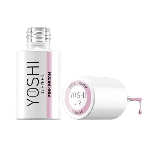 YOSHI Lakier Hybrydowy UV Hybrid Pink Groom 6 ml – 212